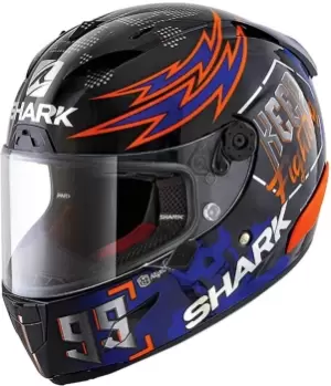 Shark Race-R Pro Replica Lorenzo Catalunya GP 2019 Helmet, black-red-purple, Size S, black-red-purple, Size S