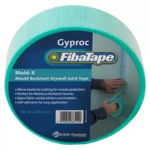 Gyproc Fibatape Mold-X Green Drywall Joint Tape (L)90M (W)48mm