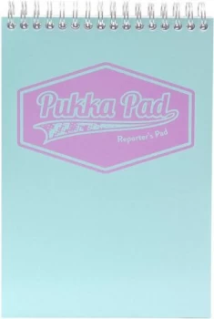 Pukka Pad Pastel Reporters Pad 140x205 Pack of 3 8907-PST