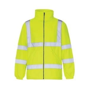 SuperTouch Medium High Visibility Micro Fleece Jacket Polyester with