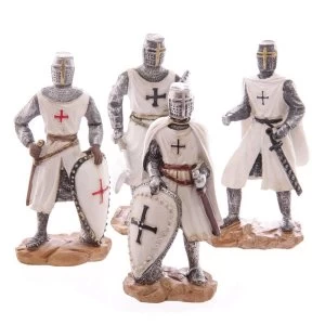 Crusader Knight (Pack Of 4) Novelty Figurines