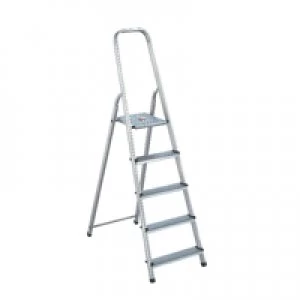 Slingsby Aluminium Step Ladder 5 Step 358739