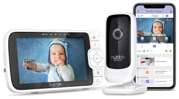 HUBBLE Nursery Pal Link Premium Smart Baby Monitor - White
