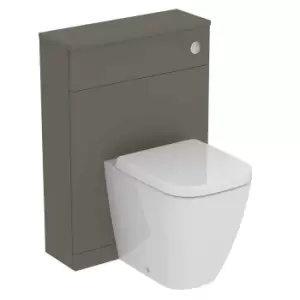 Ideal Standard I.life S Matt Quartz Grey Wc Unit, Back To Wall Toilet, Matt Quartz Grey Worktop And Soft Close Seat Pack