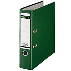180 Plastic Lever Arch File Foolscap 80 MM - Green - Outer Carton of 10