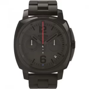 Mens Nixon The Charger Chrono SW Vader Black Chronograph Watch