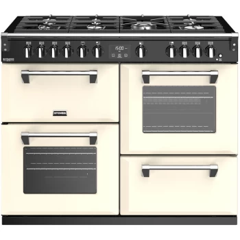 Stoves Richmond Deluxe S1100G 110cm Gas Range Cooker with Electric Grill - Cream - A/A/A Rated