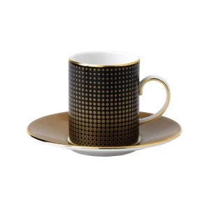 Wedgwood Arris Espresso Cup Saucer SphereCrack