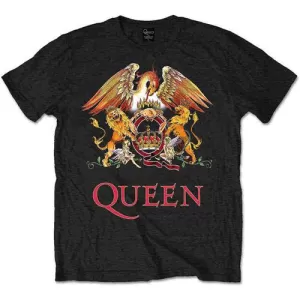 Queen - Classic Crest Kids 1 - 2 Years T-Shirt - Black
