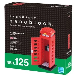 Nanoblock Sights to See - Telephone Box Building Set