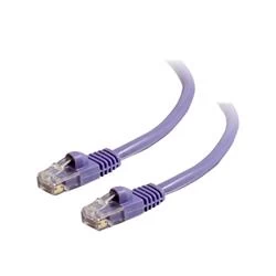 C2G 1m Cat5E 350 MHz Snagless Patch Cable - Purple