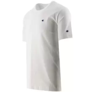 Champion White Jersey Crew Neck T-Shirt