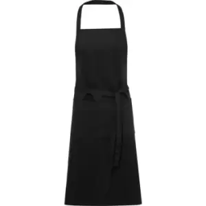 Bullet Organic Cotton Apron (One Size) (Solid Black)