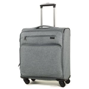 Rock Madison Cabin Lightweight 4-Wheel Suitcase - Grey