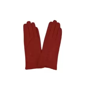 Eastern Counties Leather Womens/Ladies 3 Button Detail Gloves (L) (Cherry)