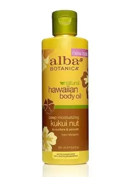 Alba Botanica Natural Hawaiian Kukui Nut Organic Body Oil 250ml