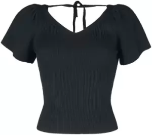 Only Leelo Back Shirt T-Shirt black
