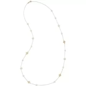 Tory Burch Kira Pearl Necklace - White