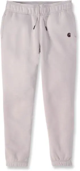 Carhartt Relaxed Fit Fleece Ladies Sweatpants, beige, Size L for Women