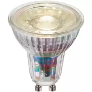 5.5W GU10 LED Bulb - Cool White - Dimmable Light Bulb - Clear Glass LED Lamp