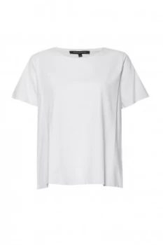 French Connection Dabo Bonded Edge T Shirt White
