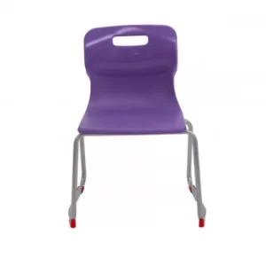 TC Office Titan Skid Base Chair Size 4, Purple