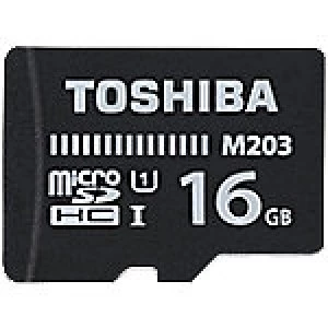 Toshiba Micro SDHC Flash Memory Card M203 16GB