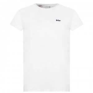 Lee Cooper Cooper Essentials Crew Neck T Shirt Mens - White