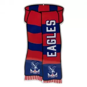 Crystal Palace FC Show Your Colours Door Sign (One Size) (Red/Royal Blue/White)