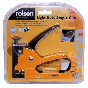Rolson Light Duty Staple Gun with 200 Staples, 4-8mm