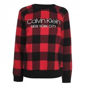 Calvin Klein Check Sweatshirt - CHECK TEMPER