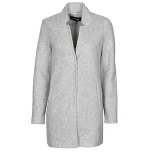 Vero Moda VMBRUSHEDKATRINE womens Coat in Grey - Sizes S,M,XS