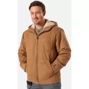 Dickies Sherpa Lined Duck Jacket Brown XL