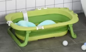 Baby Crocodile Collapsible Bath, HOMCOM