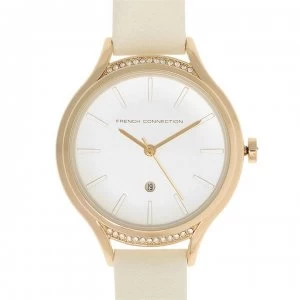 French Connection 1292WG Watch - White/Gold