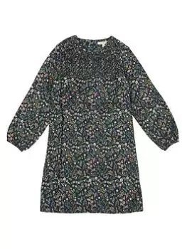 Barbour Gild Cassley Floral Print Dress - Navy Floral, Navy Floral, Size 8-9 Years, Women