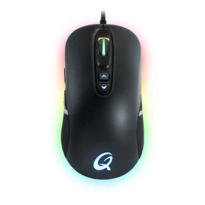 Qpad Dx-80 Fps 8000Dpi Optical Gaming Mouse with RGB Backlight Illumination Wired USB