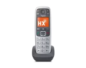 Gigaset E560HX Analog/DECT telephone Grey, Silver Caller ID