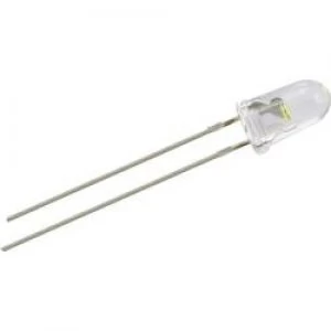 LED wired White Circular 5mm 18000 mcd