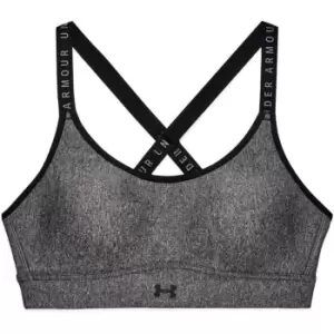 Under Armour Armour Infinity Mid Heather Cover Sports Bra - Grey