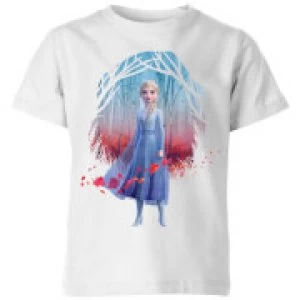 Frozen 2 Find The Way Colour Kids T-Shirt - White - 11-12 Years