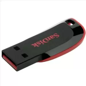 SanDisk Cruzer Blade. Capacity: 128GB Device interface: USB Type-A USB version: 2.0. Form factor: Capless. Weight: 2.5 g. Product colour: Black Red