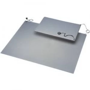 ESD mat set Grey L x W 900 mm x 600 mm BJZ C 184 105P 10.3 incl. PG strap incl. PG connector incl. PG cable incl. c