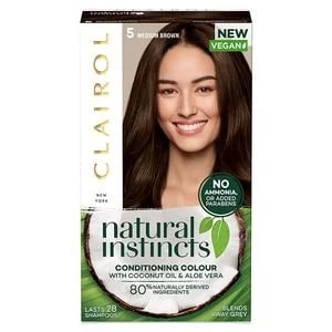Natural Instincts Medium Brown 5 Semi Permanent Hair Dye
