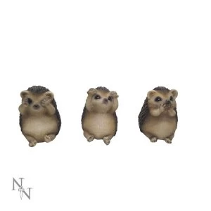 Three Wise Hedgehogs Figurine