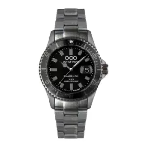 Out Of Order 001-18.NE.GR Mens Black & Grey Casanova Wristwatch
