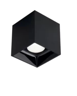 Mig LED Square Surface Mounted Anti-Glare Downlight, Black, 4000K