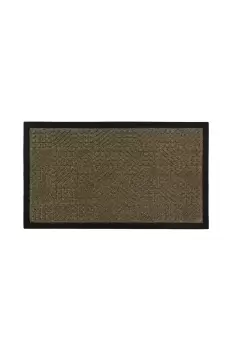 Firth Tile Rubber Backed Doormat 40x70cm Brown
