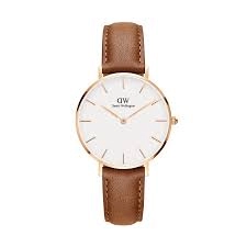 Daniel Wellington White And Burgundy 'Classic 36 Roselyn S White' Watch - DW00100272 - multicoloured