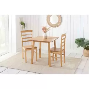 Birlea Stonesby Dining Set With 2 Upton Chairs